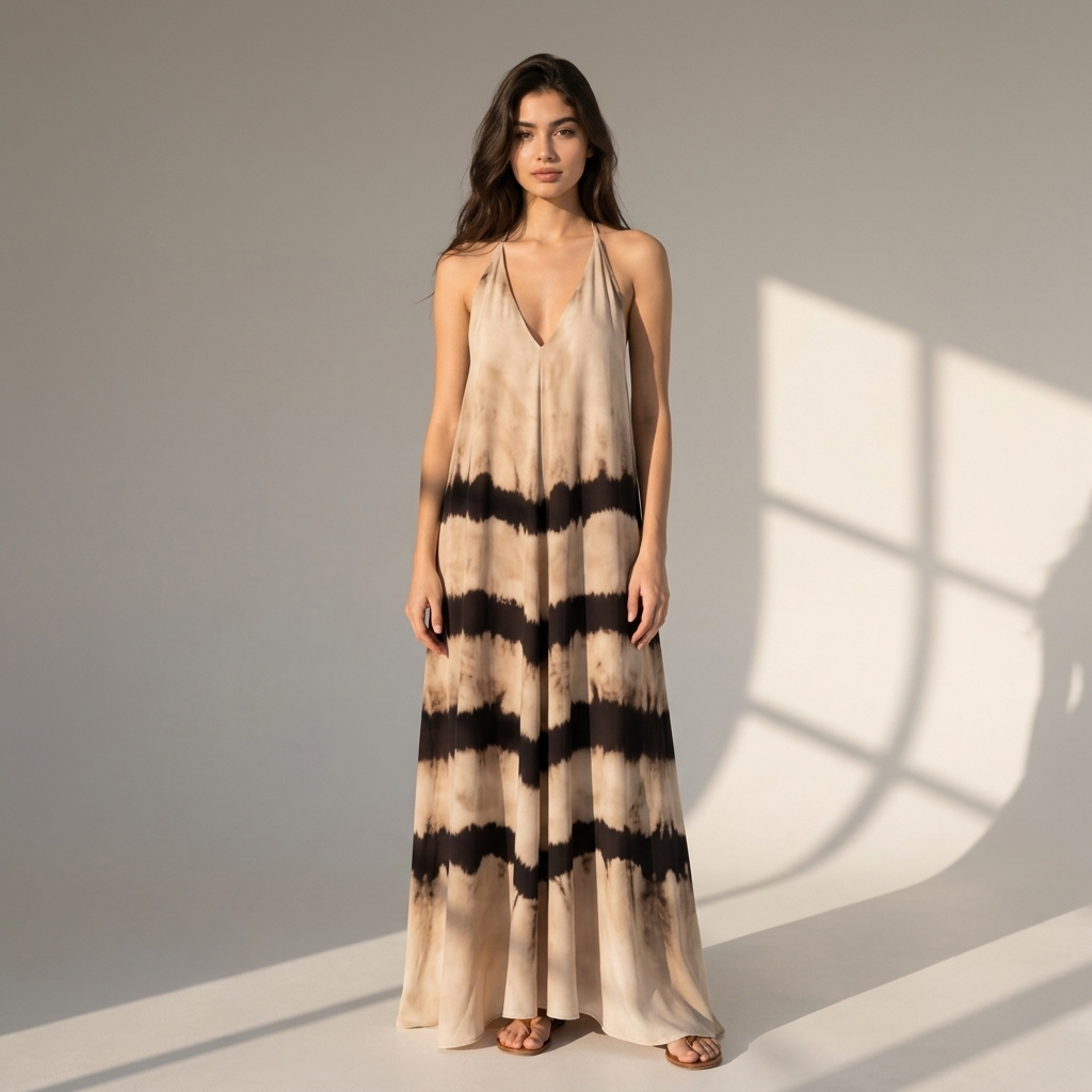 The Nomad Fluid Column Dress