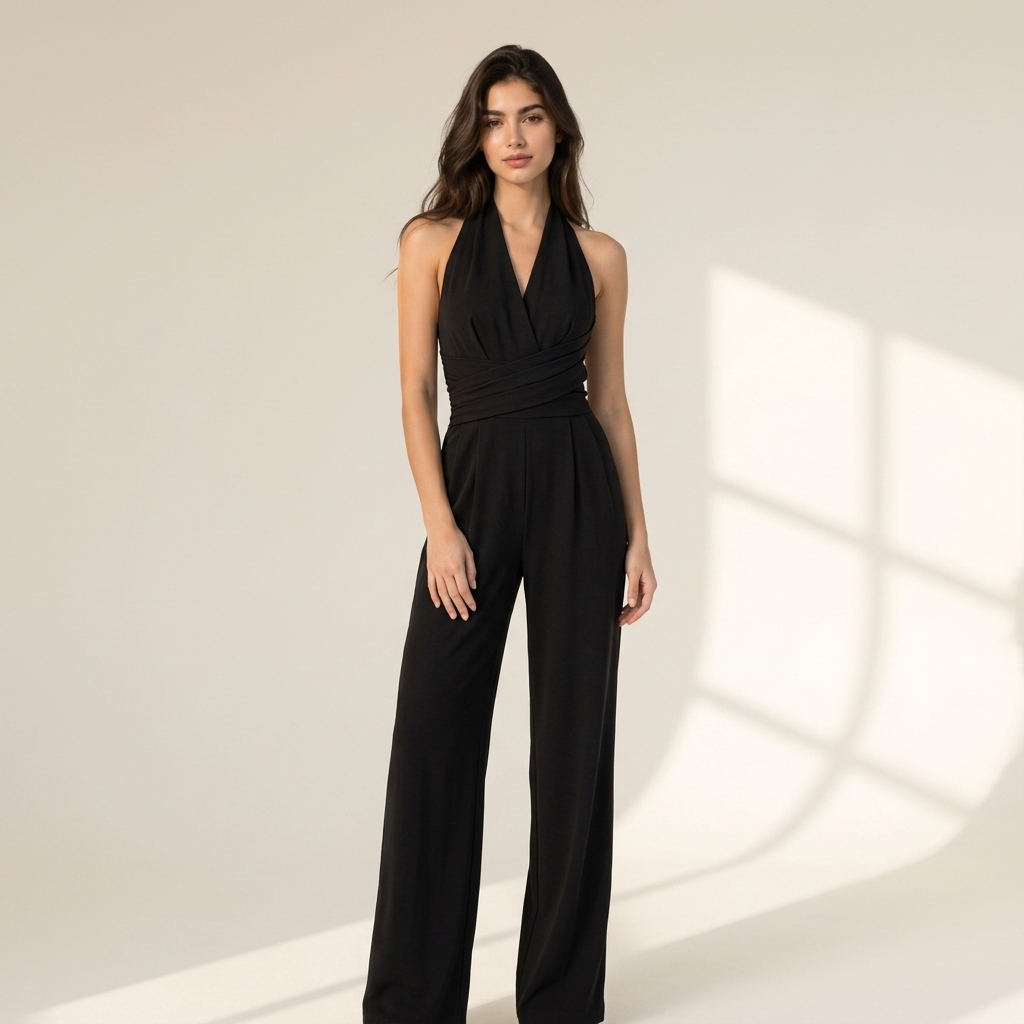 The Selene Asymmetric Halter Set