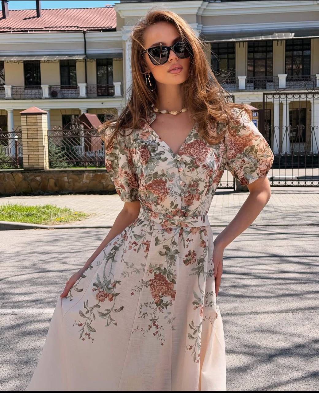 Botanical Muse Midi Dress