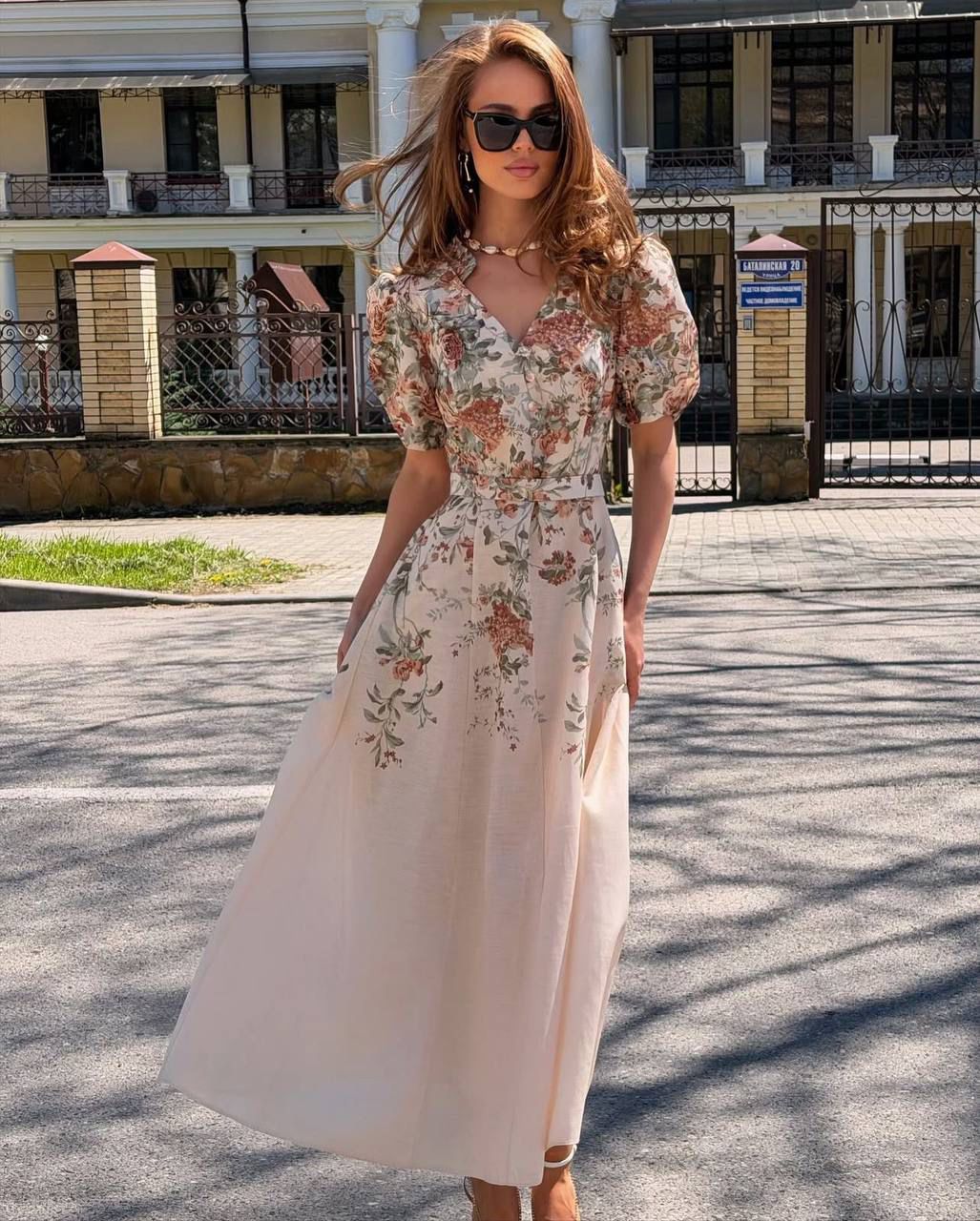 Botanical Muse Midi Dress