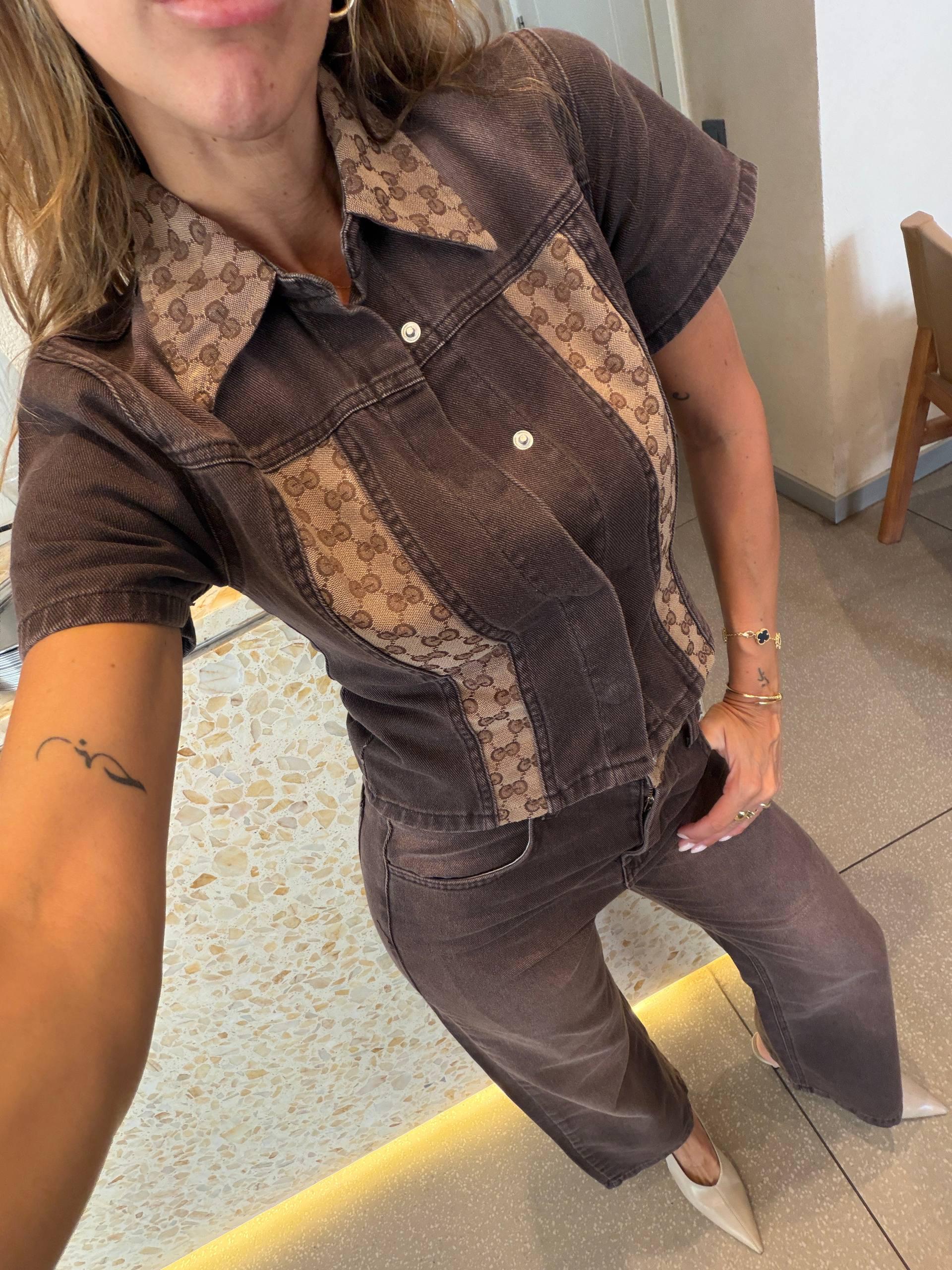 Sepia Monogram Heritage Shirt