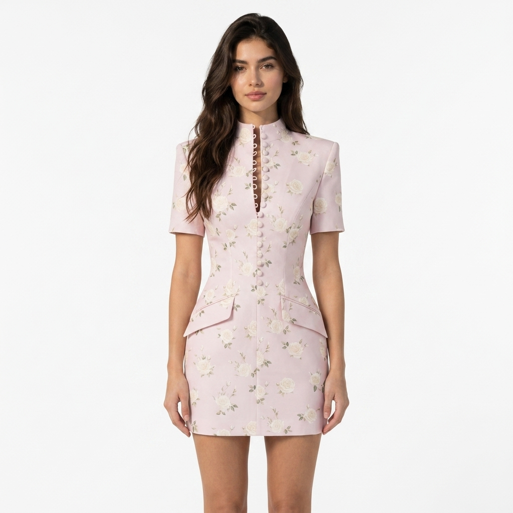 Blush Rose Petal Dress
