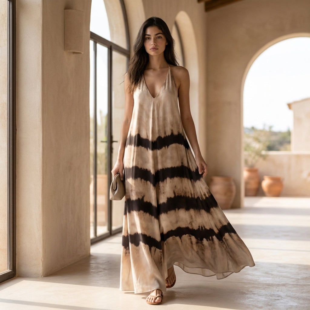 The Nomad Fluid Column Dress
