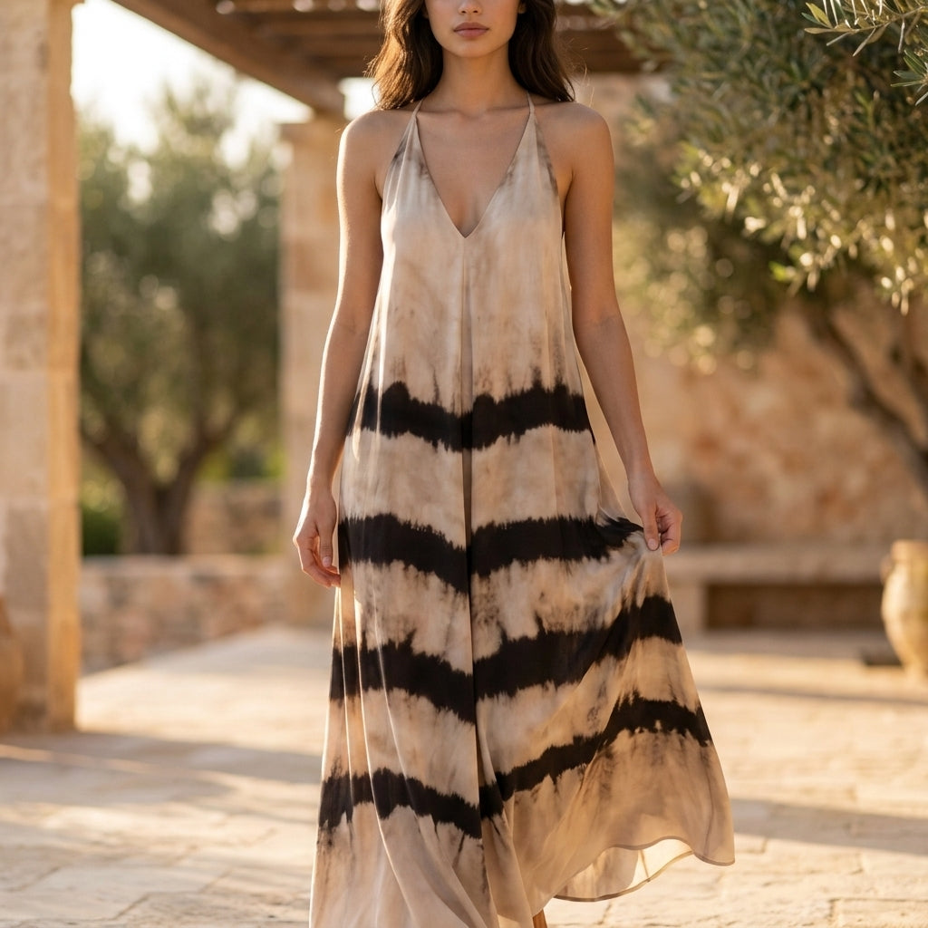 The Nomad Fluid Column Dress