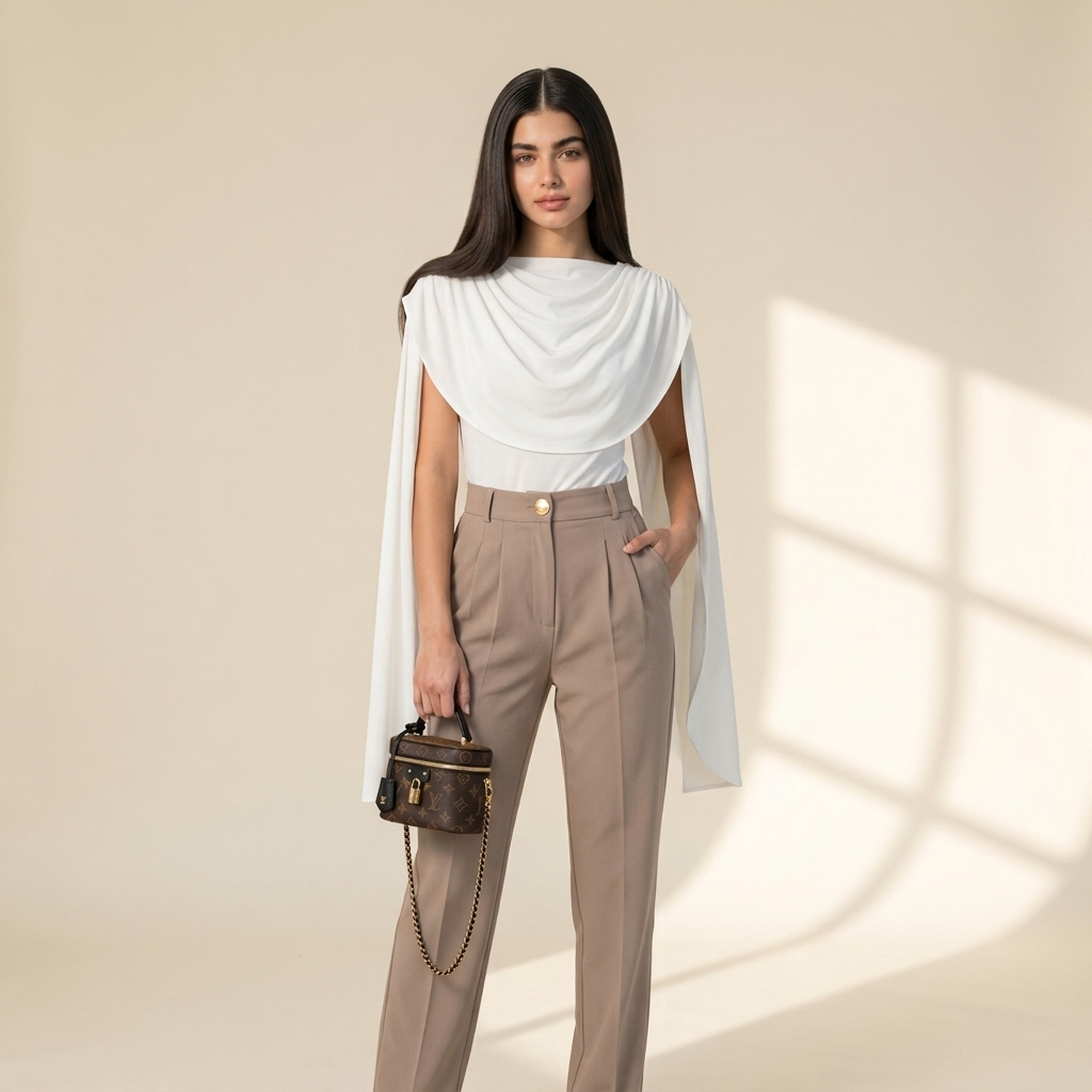 The Calliope Draped Cape