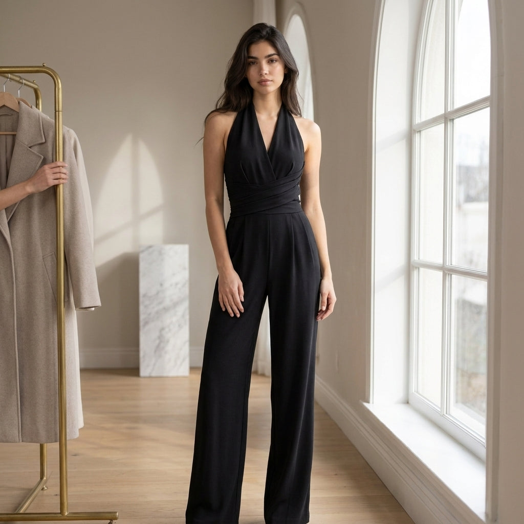 The Selene Asymmetric Halter Set