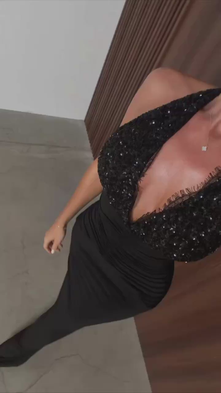 Noir Eclipse Gown